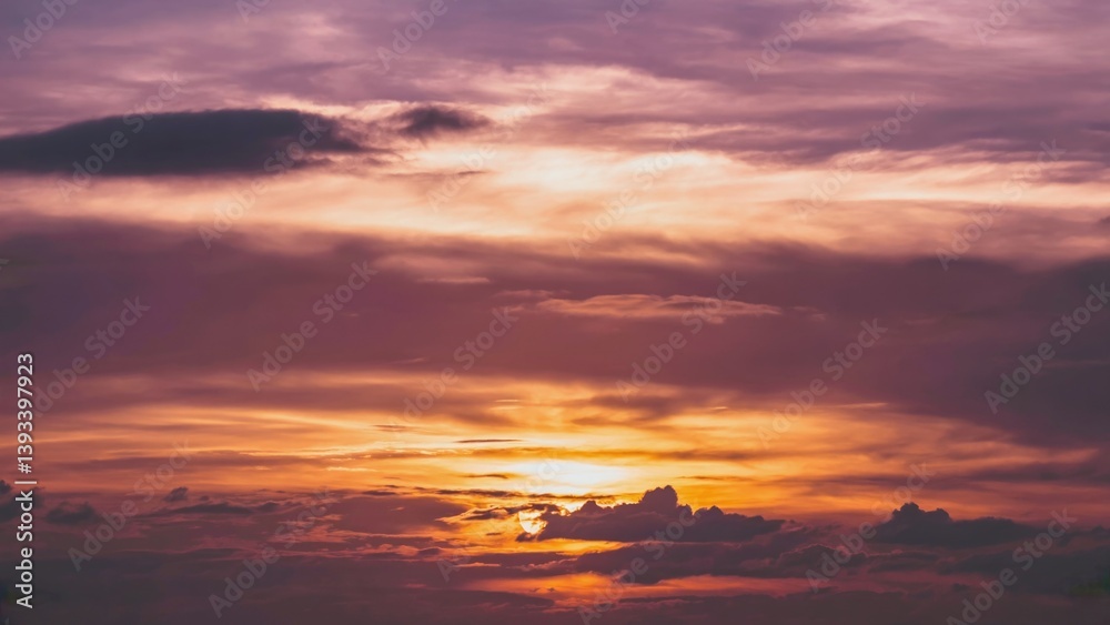 A single plane flying high in the sky during sunset, ideal for use in travel or adventure scenes A single plane flying high in the sky during sunset, ideal for use in travel or adventure scenes