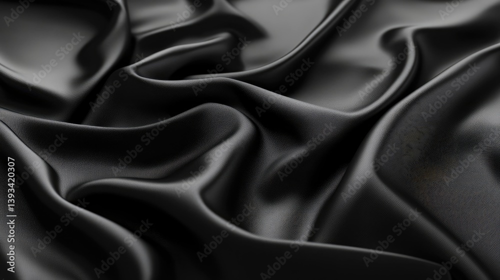 Fototapeta premium A deep, textured black surface with minimal light reflection, giving it a moody and dramatic look