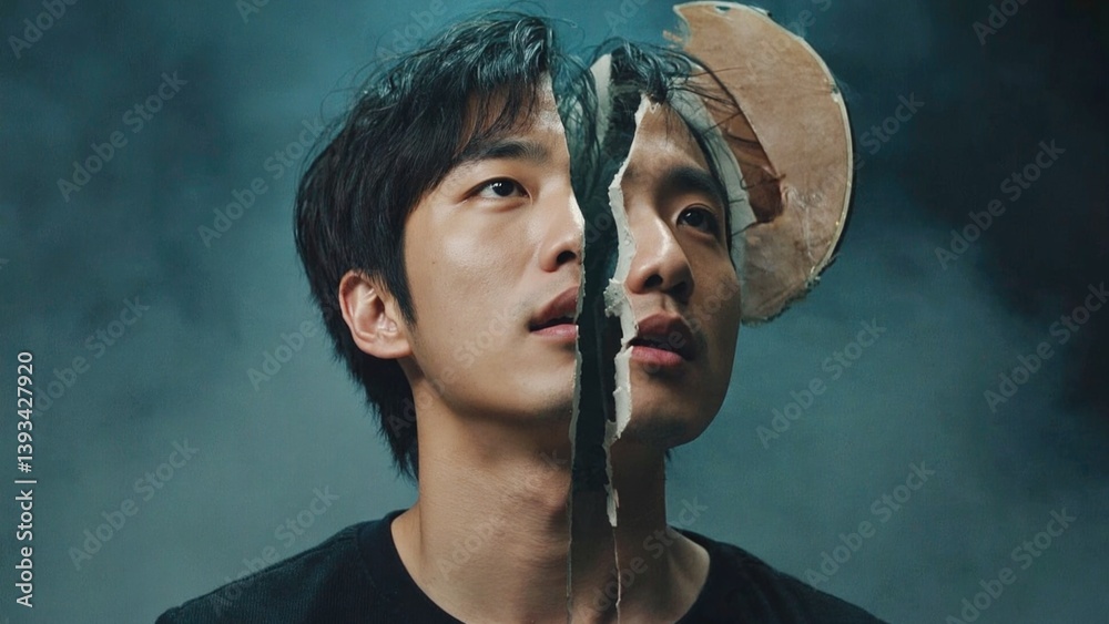A person experiencing distress and contemplating self-harm