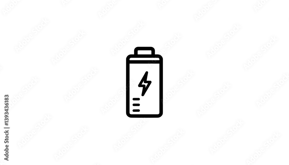 Battery icon with charge symbol – energy, motivation and self-renewal concept for personal development and wellness content Battery icon with charge symbol – energy, motivation and self-renewal concept for personal development and wellness content