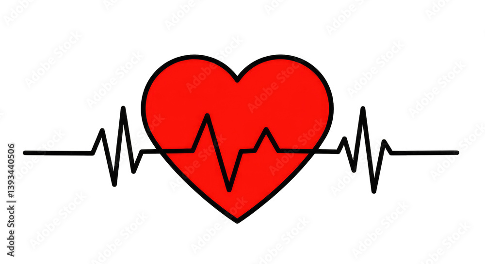 ECG Heartbeat Line Medical Monitor Vector Icon Design ECG Heartbeat Line Medical Monitor Vector Icon Design