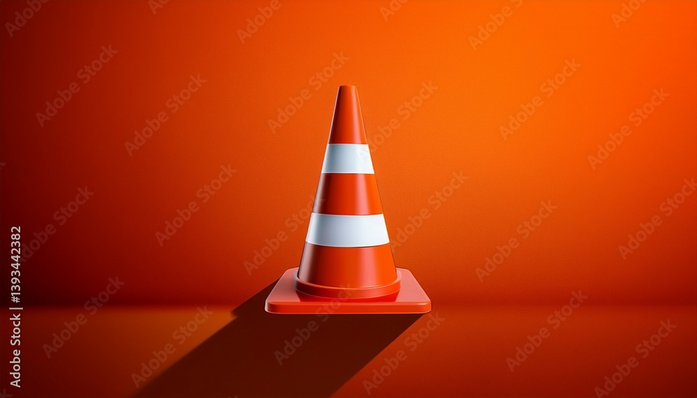 orange traffic cone