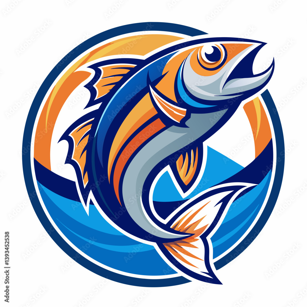 Obraz premium fish in a circle