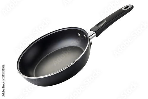 Non-stick frying pan skillet isolated on transparent background