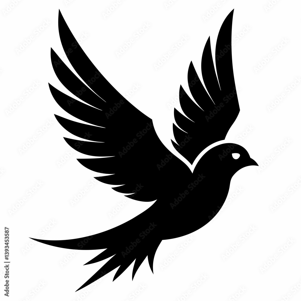 Fototapeta premium vector dove icon