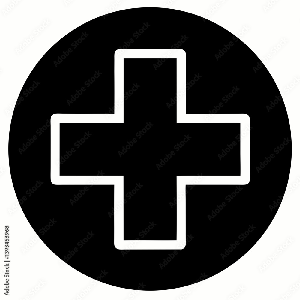 Fototapeta premium vector cross icon