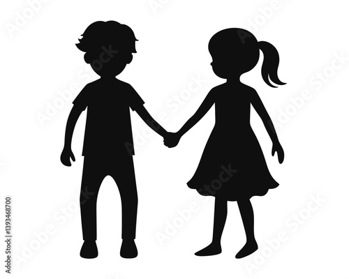 Wallpaper Mural Siblings holding hands silhouette

 Torontodigital.ca