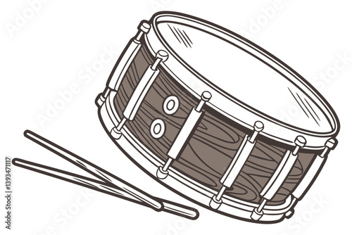 Music Instrument Snare Drum Artwork