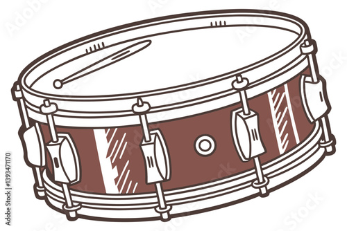 Snare Drum Music Instrument Illustration
