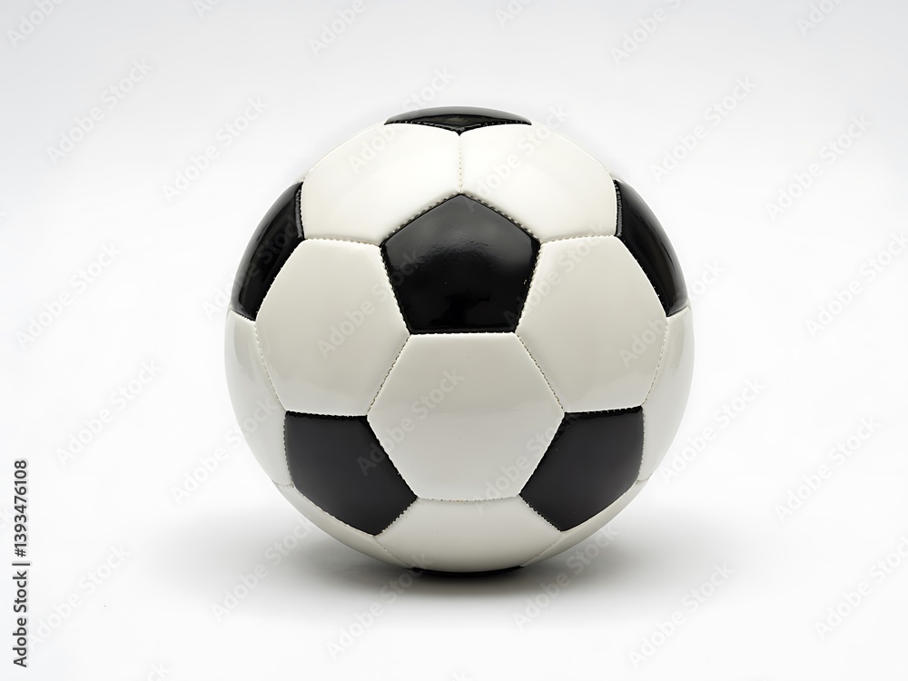 Fototapeta premium soccer ball on white background