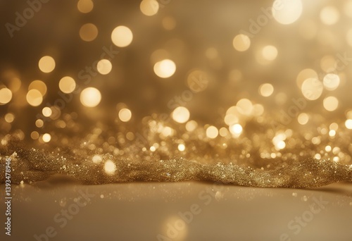 twinkled gold background christmas light christmassy illuminated abstract copy space yellow celebrate glasses effect holiday art elegance shiny festive decoration glamour glister round modern gloss