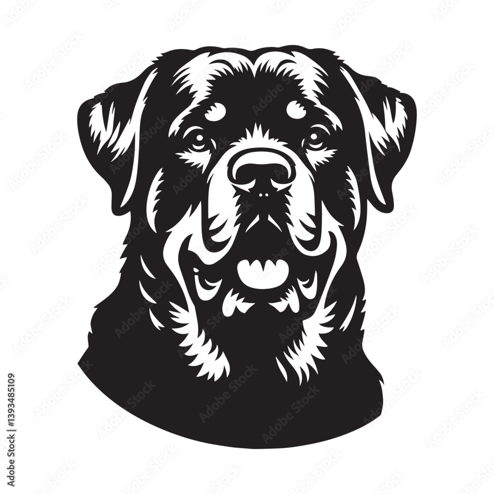 Rottweiler Dog Vector Silhouette, Strong Loyal Canine Outline, Protective Dog Art for Pet Lovers, Logos, Stickers, Apparel, Digital Prints, Crafts, and Posters. Rottweiler Dog Vector Silhouette, Strong Loyal Canine Outline, Protective Dog Art for Pet Lovers, Logos, Stickers, Apparel, Digital Prints, Crafts, and Posters.