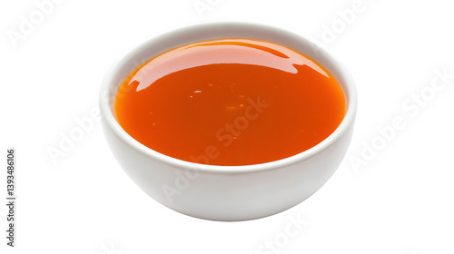 Spicy Buffalo Sauce Bottle on Clean White Background for Professional Designs