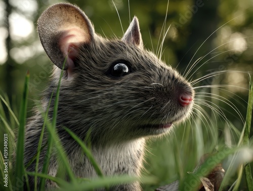 Close-up of a small rodent ...
