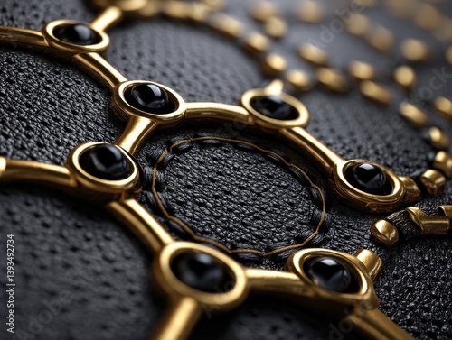 Elegant pattern with gold i...