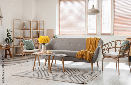 Modern living room interior...
