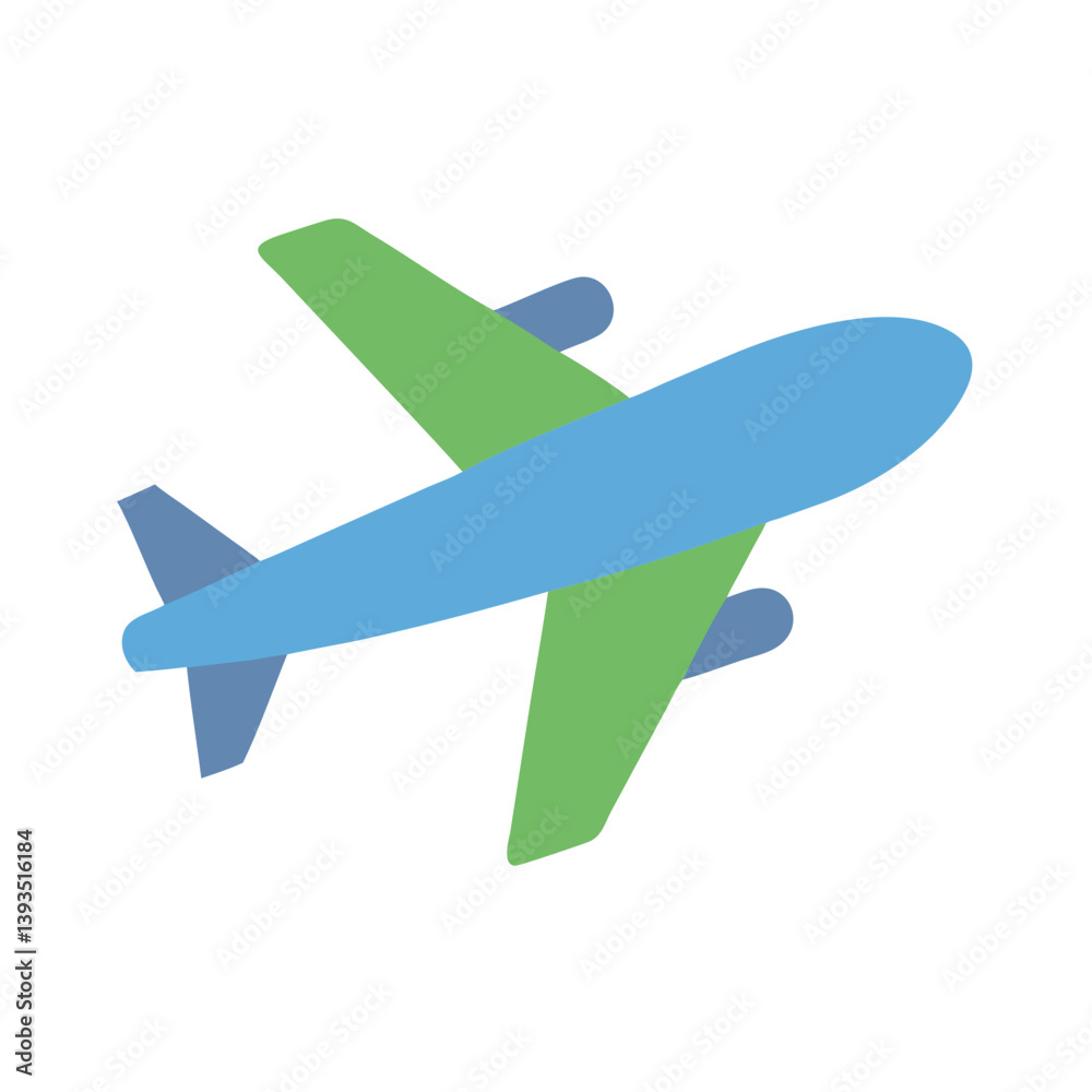 Obraz premium Airplane Icon Vector Design