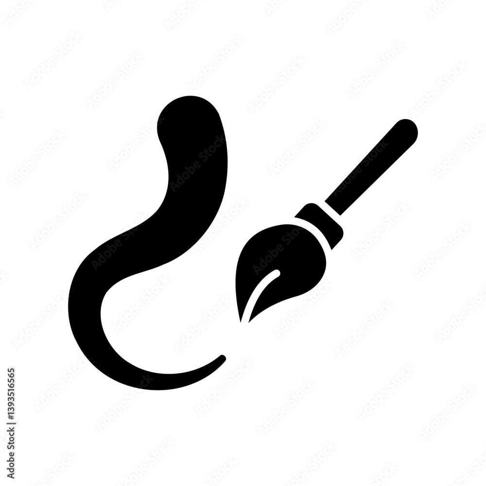 Obraz premium Vector Design Glyph