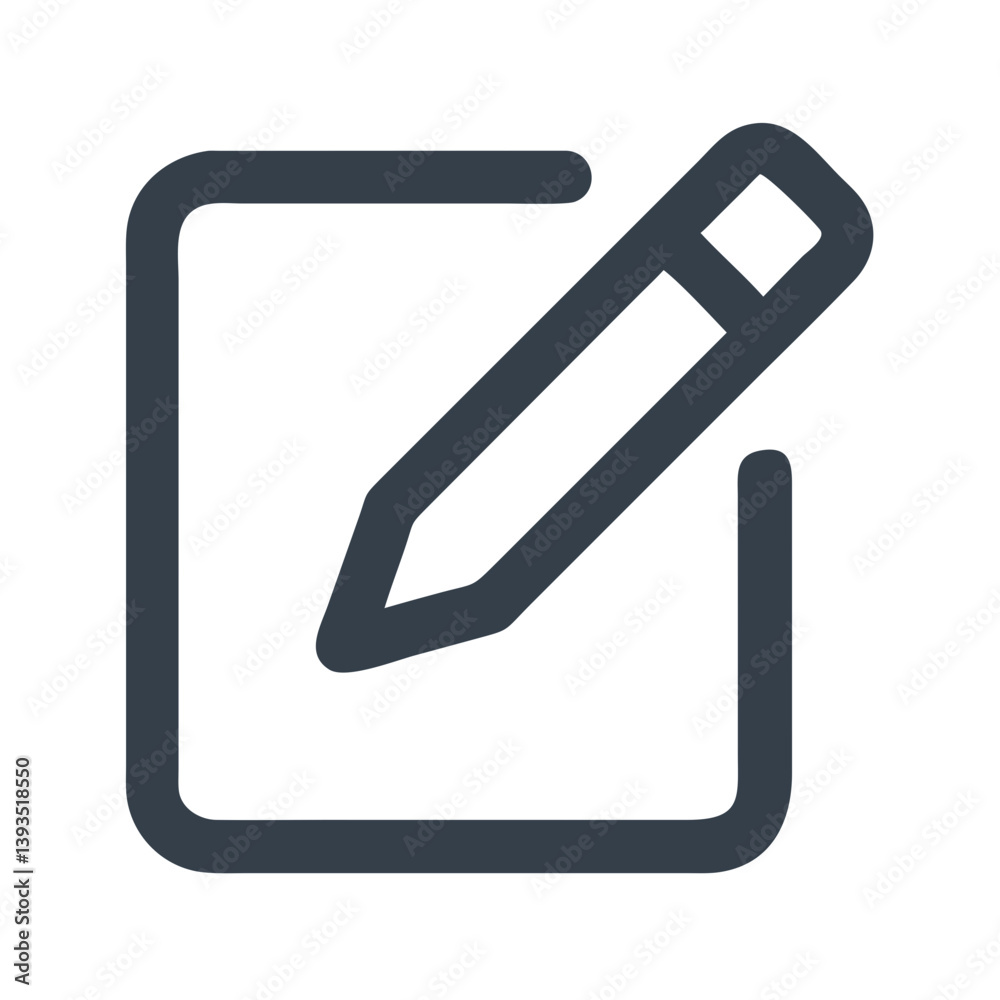 Edit Icon with Pencil Sign Vector Design Edit Icon with Pencil Sign Vector Design