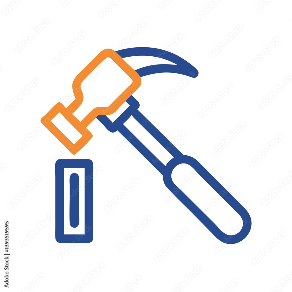Hammer Icon Vector Design