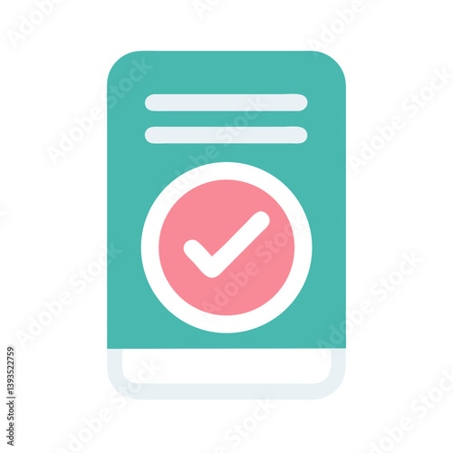 Register Mark Icon Vector for Validation, Approval, and Confirmation Concepts

