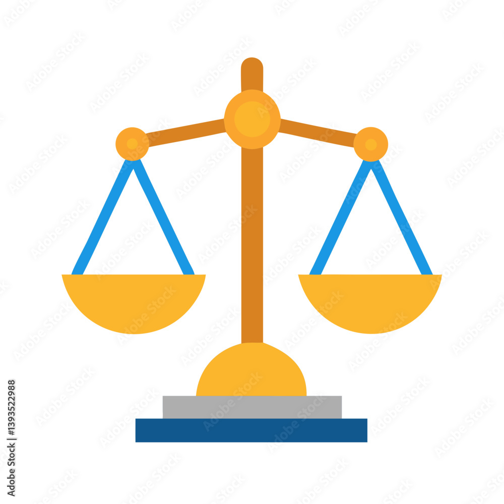 Scale of Justice Icon Vector for Law, Legal, and Fairness Concepts
Scale of Justice Icon Vector for Law, Legal, and Fairness Concepts