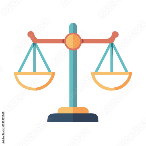 Scale of Justice Icon Vector for Law, Legal, and Fairness Concepts

