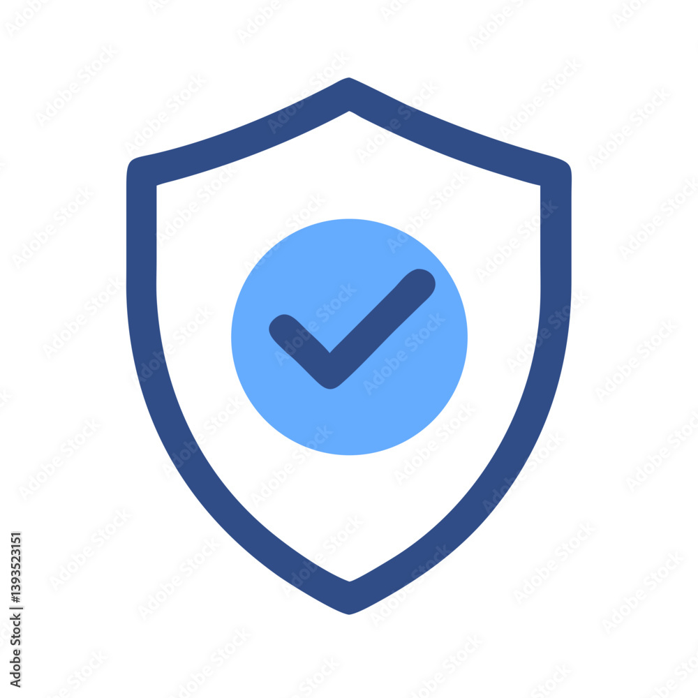 Shield with Check Mark Icon Vector for Security, Protection, and Validation Concepts
Shield with Check Mark Icon Vector for Security, Protection, and Validation Concepts