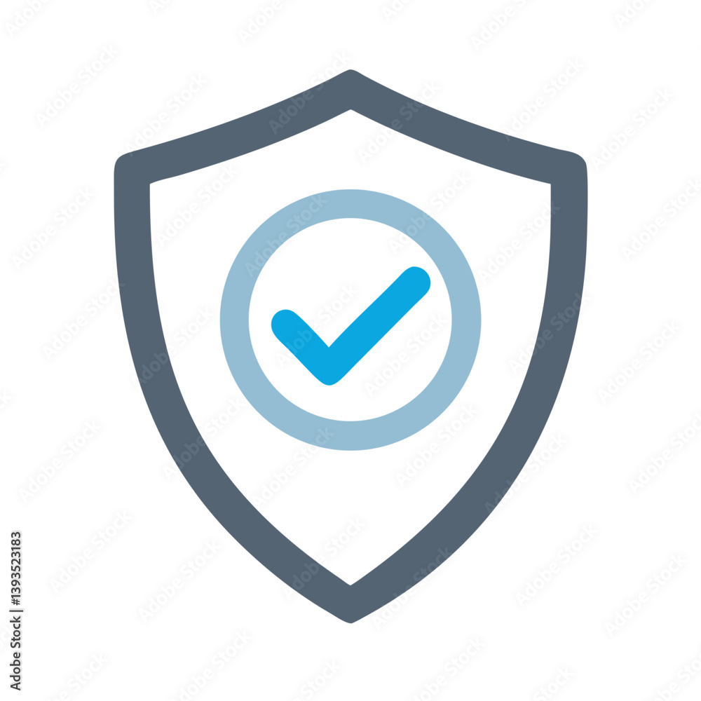 Shield with Check Mark Icon Vector for Security, Protection, and Validation Concepts
Shield with Check Mark Icon Vector for Security, Protection, and Validation Concepts