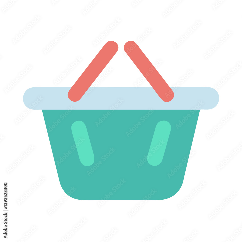 Shopping Basket Icon Vector for Retail, Shopping, and E-commerce Concepts
Shopping Basket Icon Vector for Retail, Shopping, and E-commerce Concepts