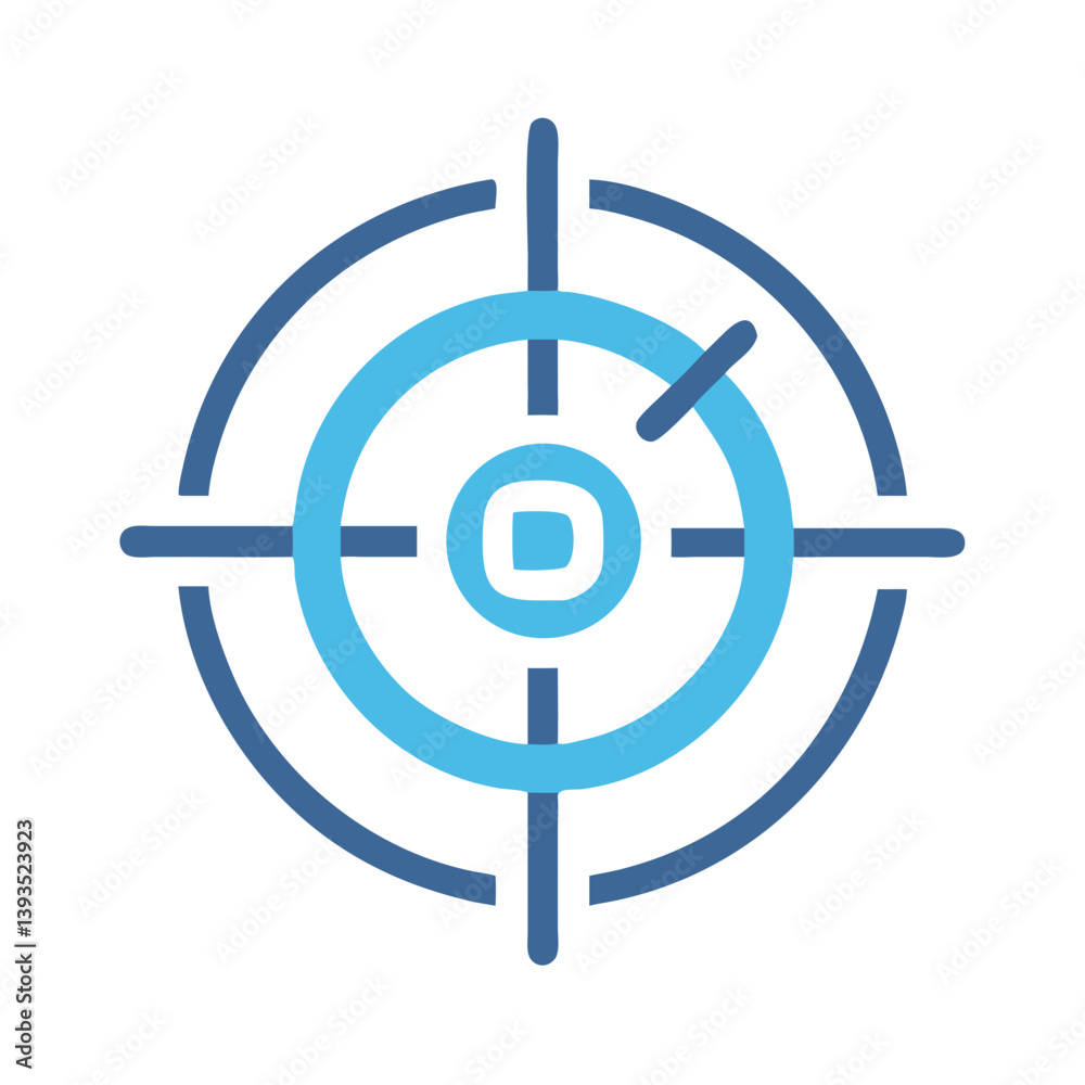 Target Icon Vector for Goals, Aim, and Precision Concepts Target Icon Vector for Goals, Aim, and Precision Concepts