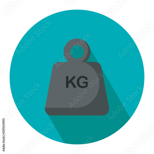 Dumbbell icon design, body building training, healthy lifestyle symbol vector design illustration. 
