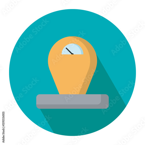 Measuring weight icon vector design, healthy lifestyle concept icon vector design illustration. 