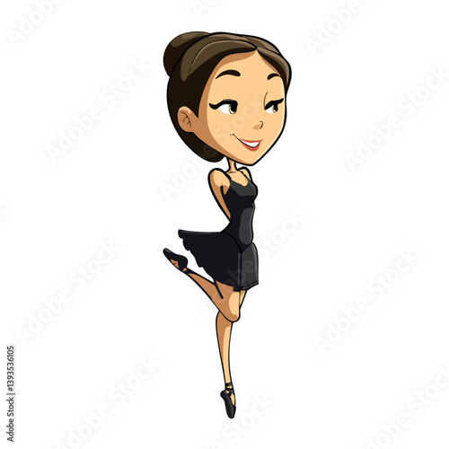 VECTOR ILLUSTRATION OF A BALLET DANCER