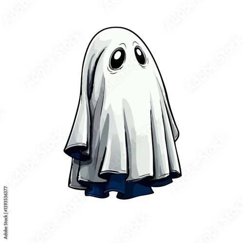 VECTOR ILLUSTRATION OF A GHOST