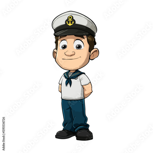 VECTOR ILLUSTRATION OF A SAILOR