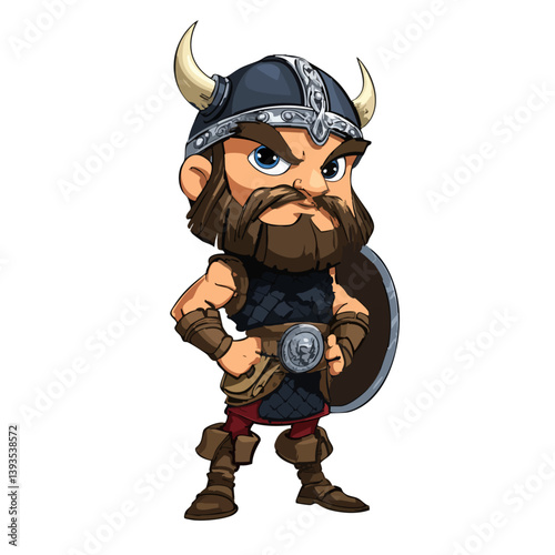 VECTOR ILLUSTRATION OF A VIKING