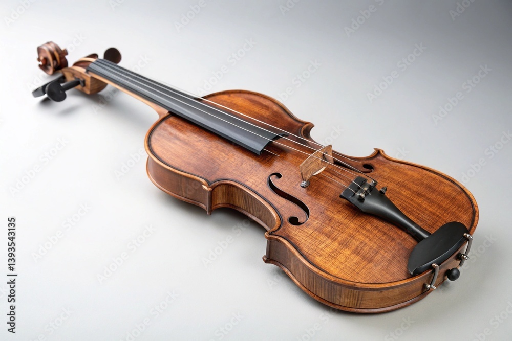 Fototapeta premium violin on white background