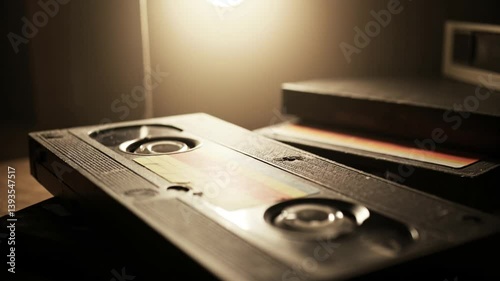 Dusty VHS Tapes: A Nostalgic Glimpse into the Past of Home Video Recording