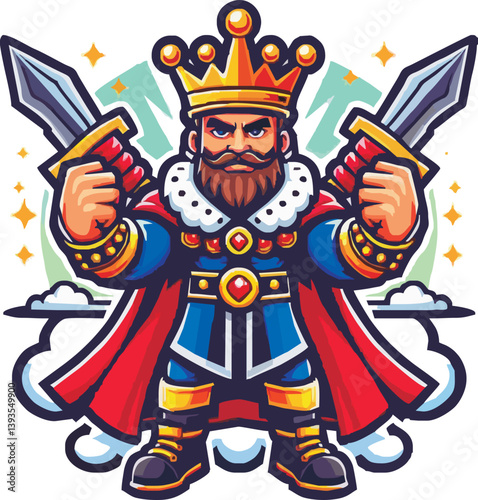 king cartoon vector ilustration png
