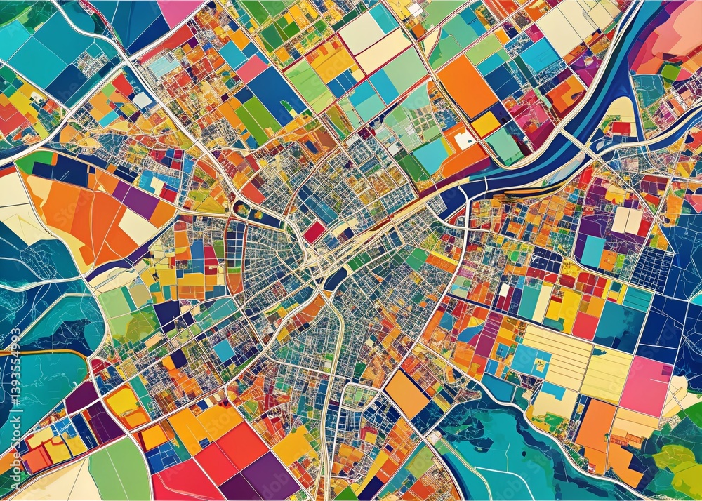 Obraz premium Ephrata PA City Streets Map Art Commemorate Your Journey Through Historic Charm with a Stunning Wall Poster