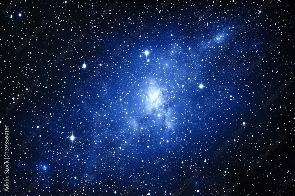 Obraz premium Abstract Cosmic Background Featuring Galaxies in Deep Space with Brilliant Stars and Dust