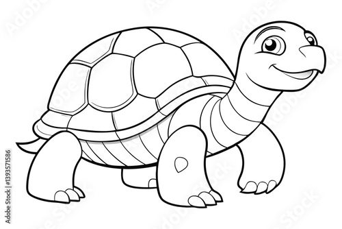  coloring pages for kids for brain development. Turtle outline vector illustration and ready for print.

