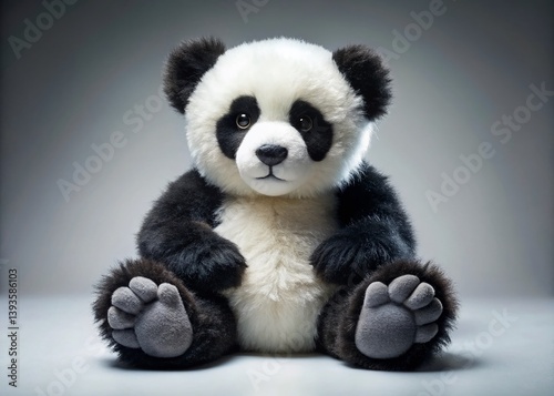 Adorable Plush Panda Bear Toy Cuddly Companion for Kids and Collectors