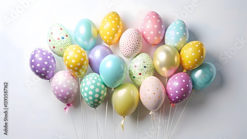 Pastel Balloons Bunch