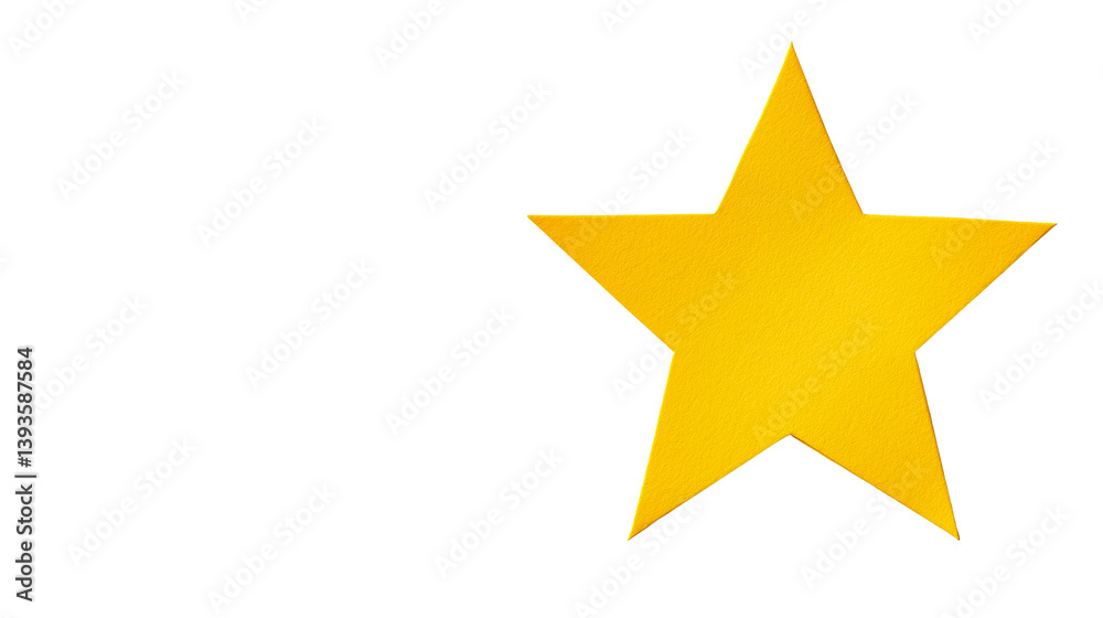 Golden star shines on black background, festive cutout transparent Golden star shines on black background, festive cutout transparent