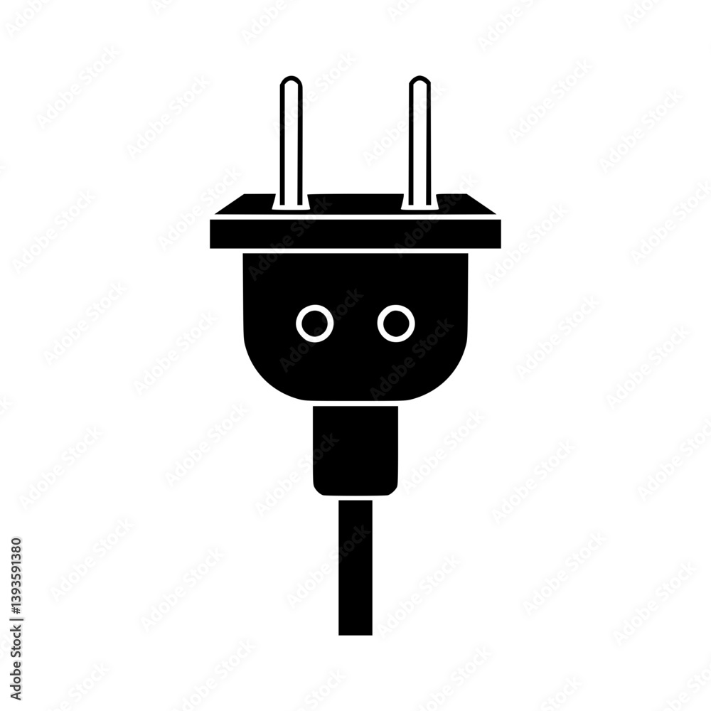 Plug Icon - Electrical Symbol Plug Icon - Electrical Symbol