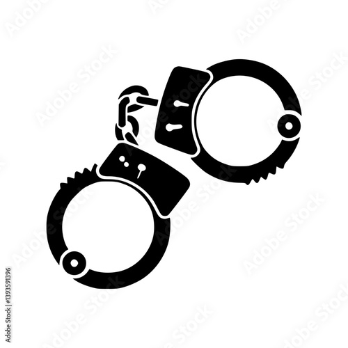Handcuffs Icon - Criminal Justice Vector