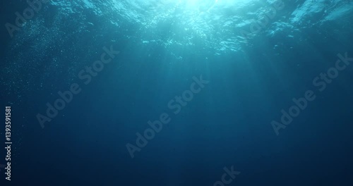 sun beams sun rays sun shine underwater nice light slow moving at the  surface  reflections relaxing ocean scenery 