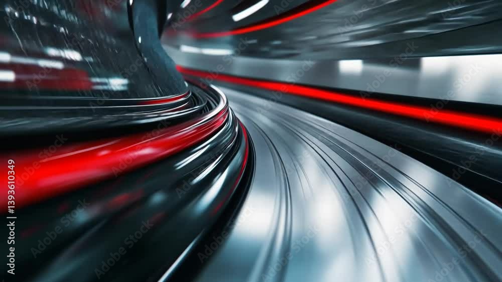 Abstract futuristic motion background with flowing lines and blurred dynamic effect